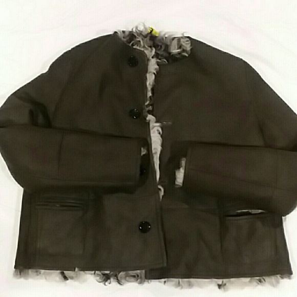 MARNI Jackets & Blazers - MARNI reversible sherling green leather jacket